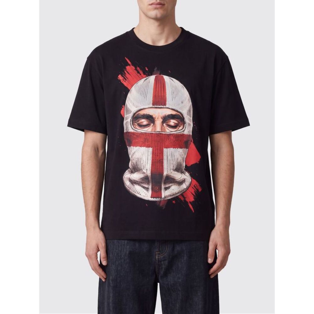 Graphic Print Cotton Crew Neck T-Shirt Ih Nom Uh Nit With Slogan